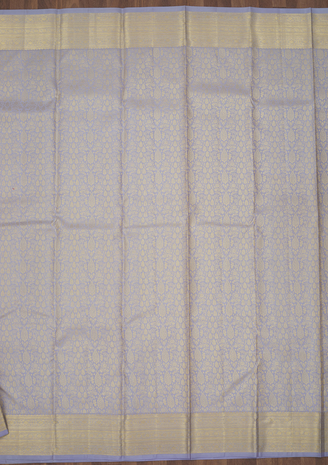 Lavender Zariwork Pure Silk Saree