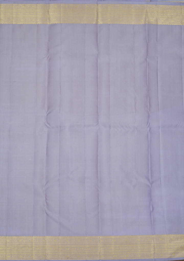 Lavender Zariwork Pure Silk Saree
