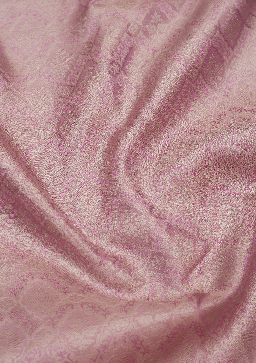 Lavender Zariwork Pure Silk Saree