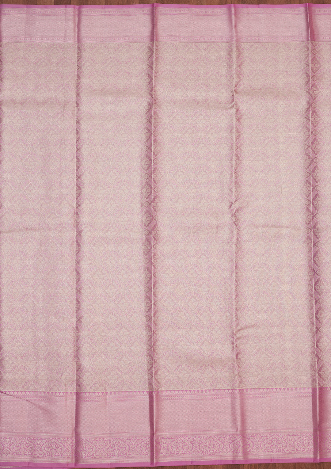 Lavender Zariwork Pure Silk Saree
