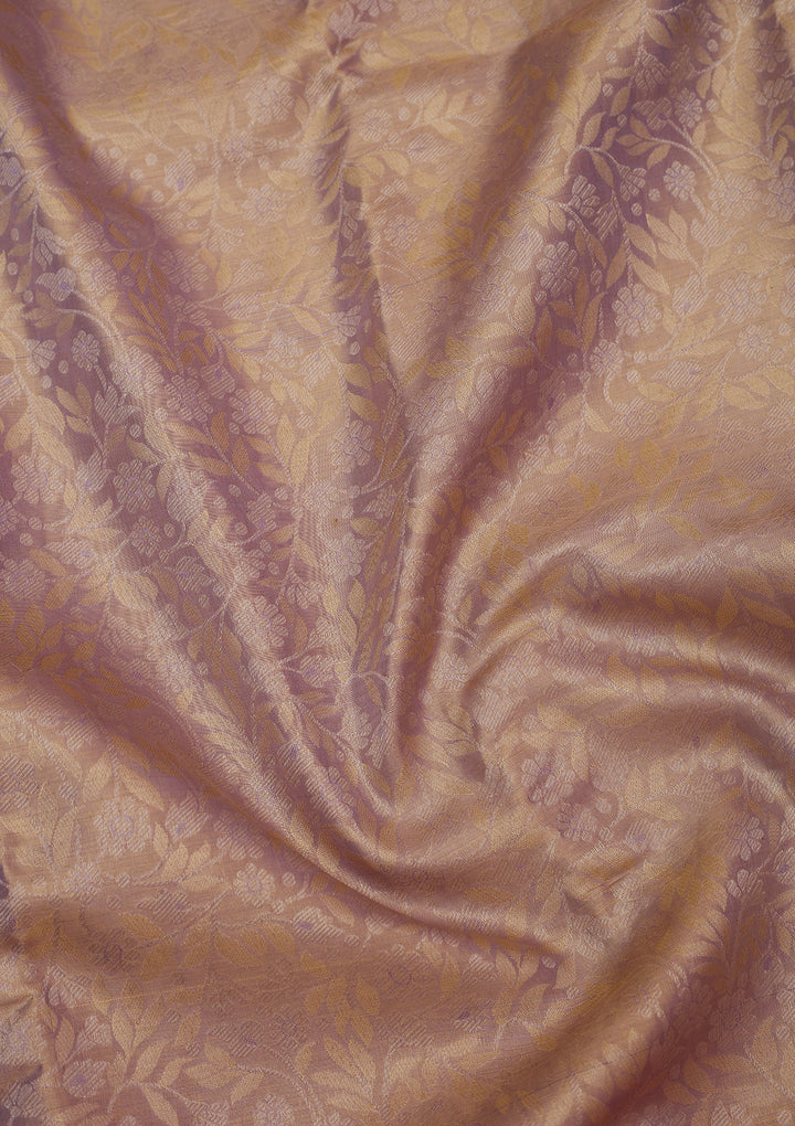Lavender Zariwork Pure Silk Saree