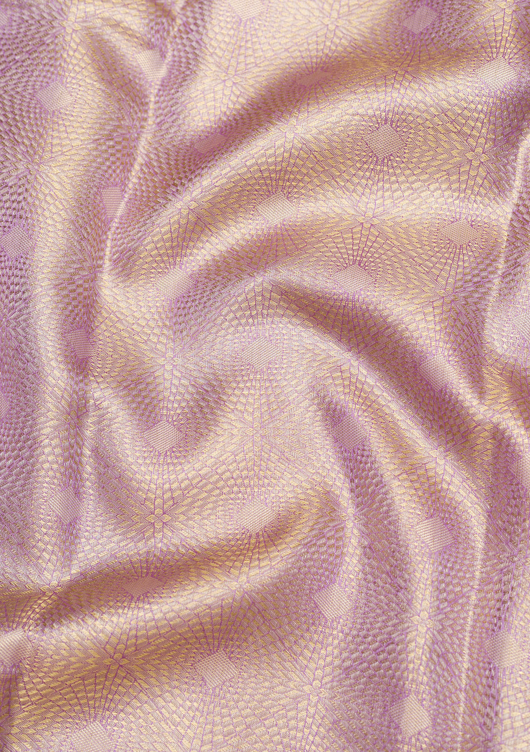 Lavender Zariwork Pure Silk Saree