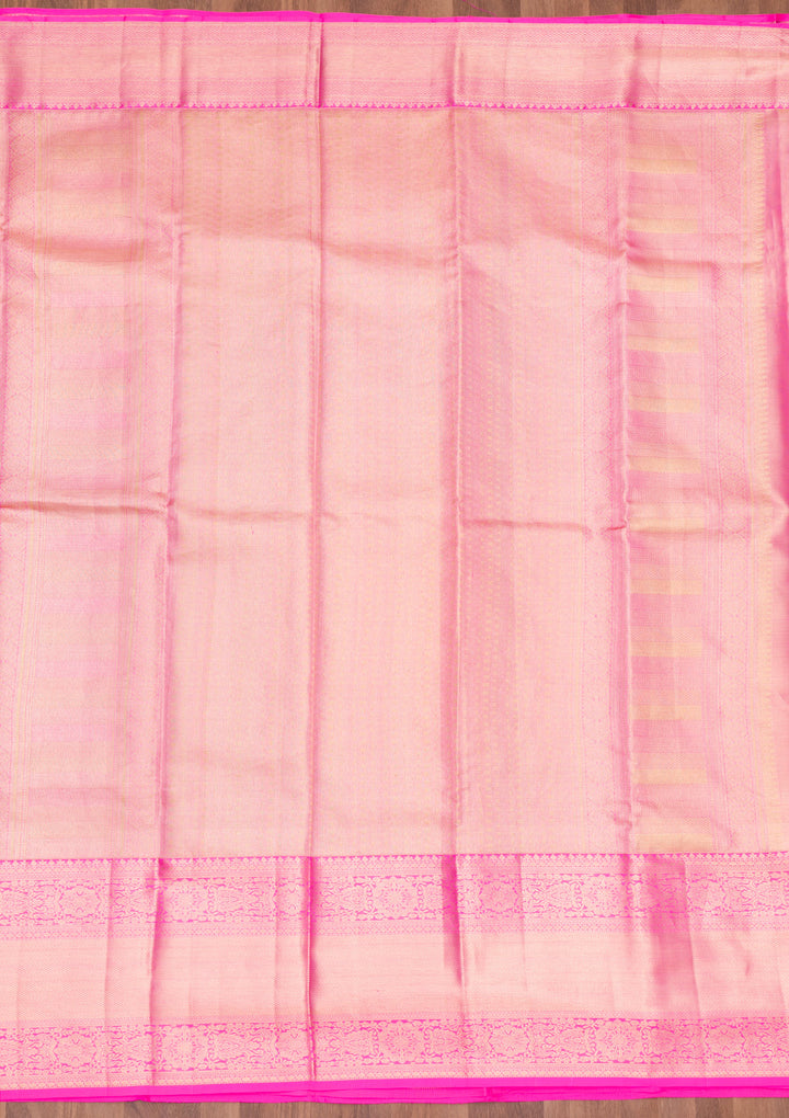 Lavender Zariwork Pure Silk Saree