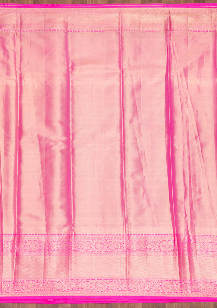 Lavender Zariwork Pure Silk Saree