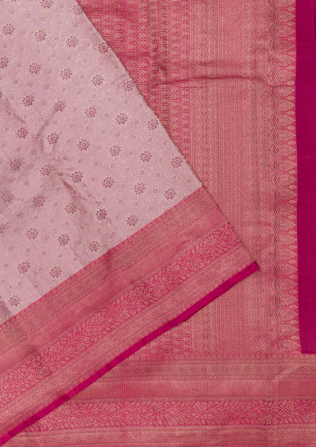 Lavender Zariwork Pure Silk Saree