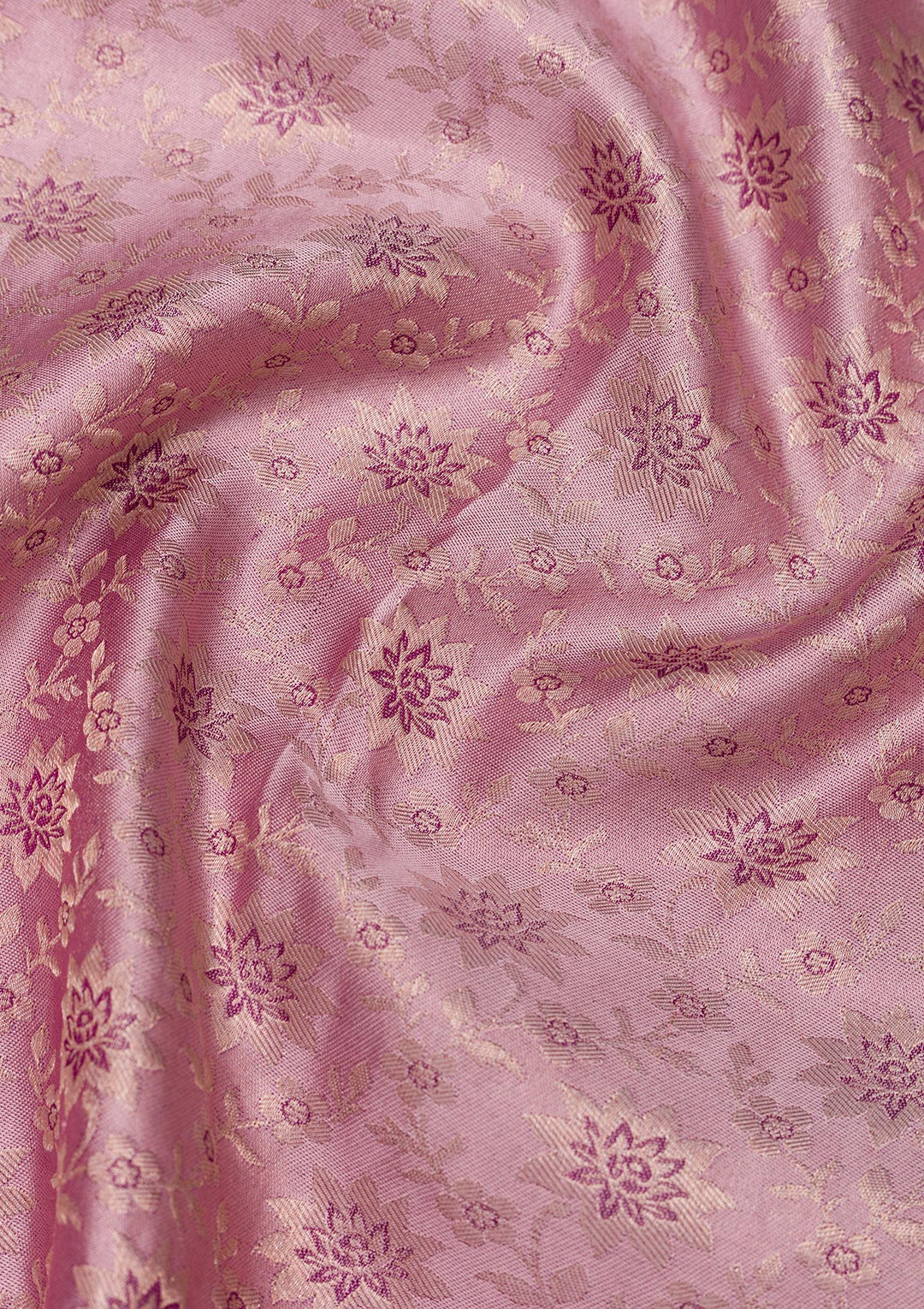 Lavender Zariwork Pure Silk Saree