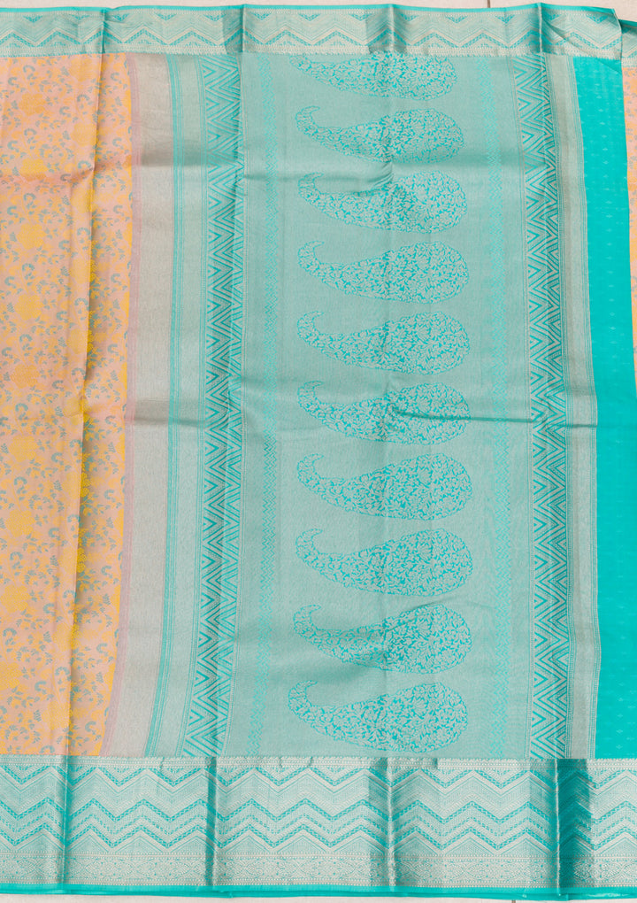 Lavender Zariwork Pure Silk Saree