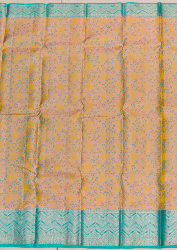 Lavender Zariwork Pure Silk Saree