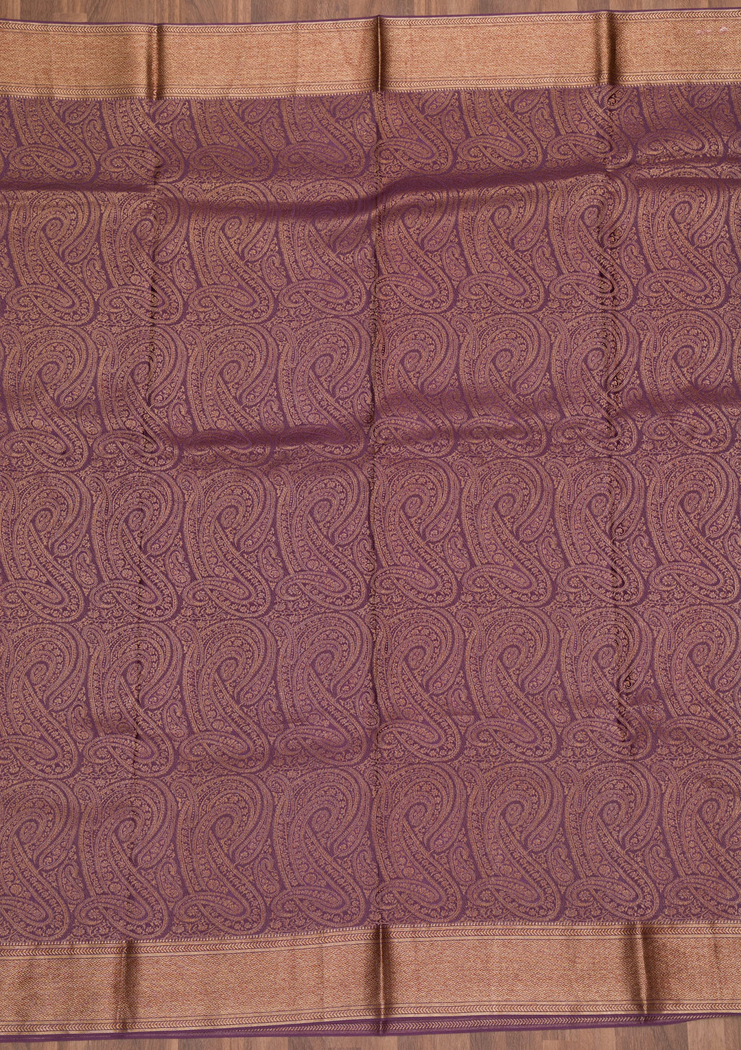 Lavender Zariwork Pure Silk Saree