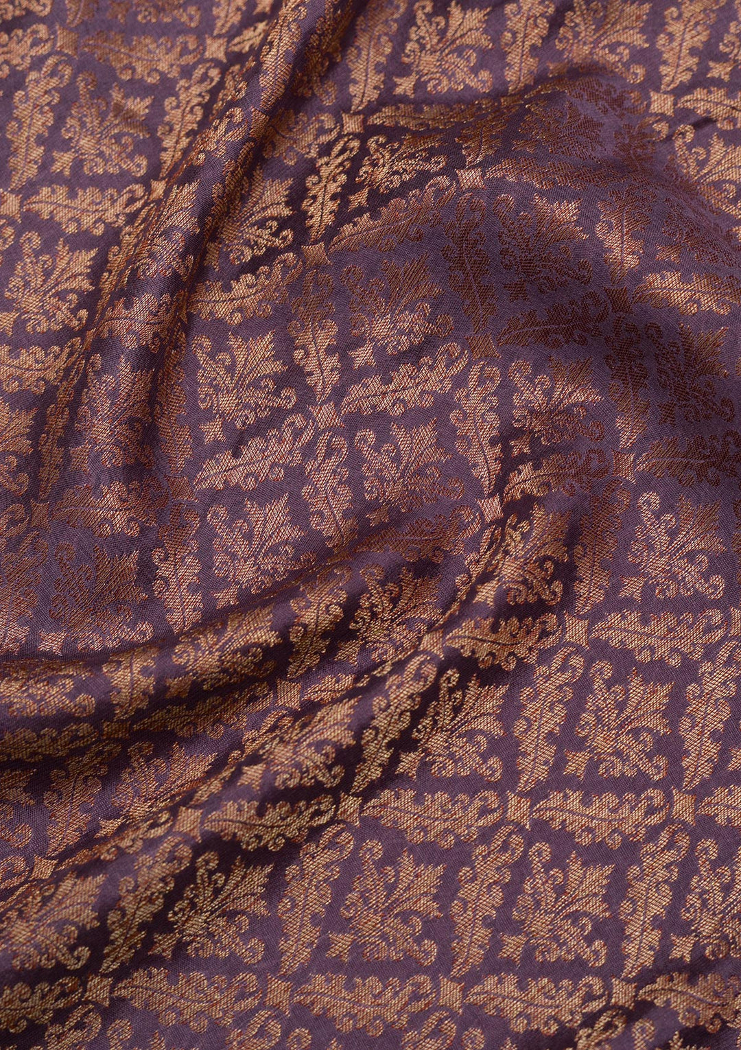 Lavender Zariwork Banarasi Pure Silk Saree