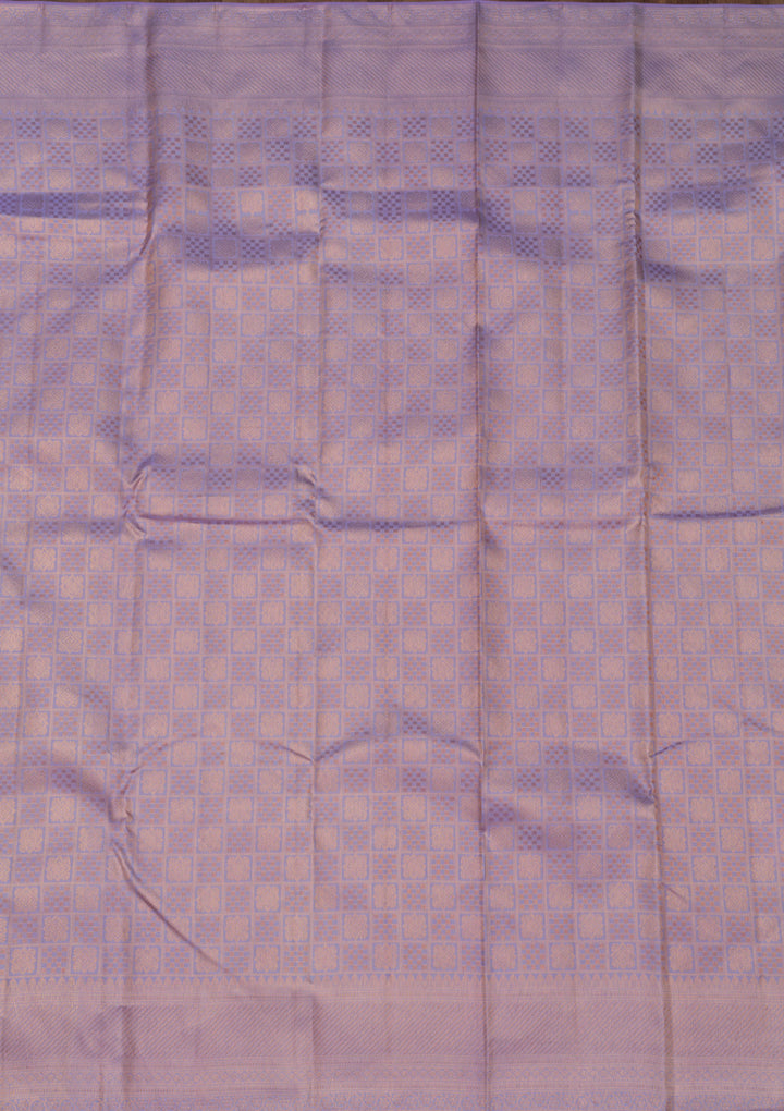 Lavender Zariwork Pure Silk Saree