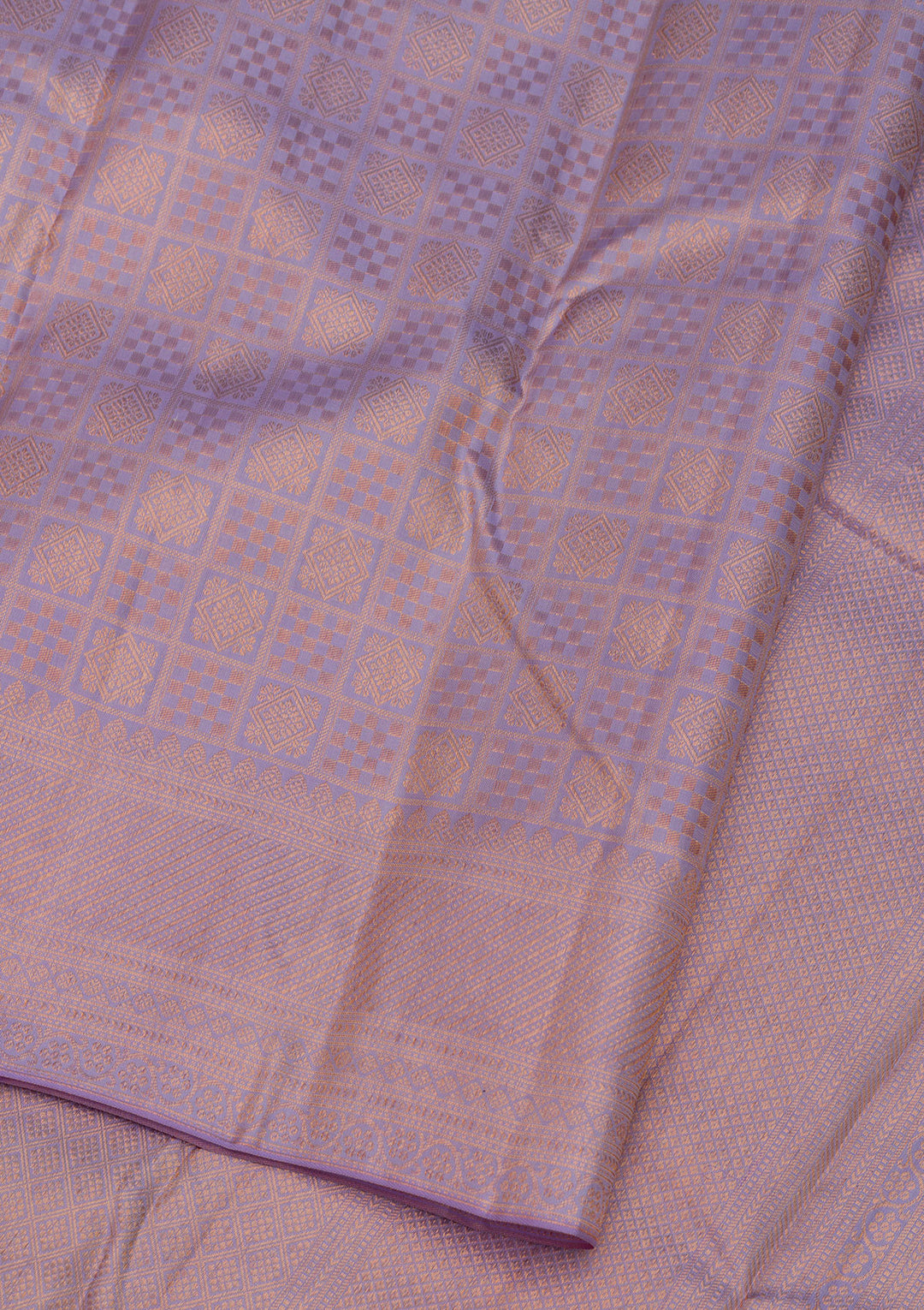 Lavender Zariwork Pure Silk Saree