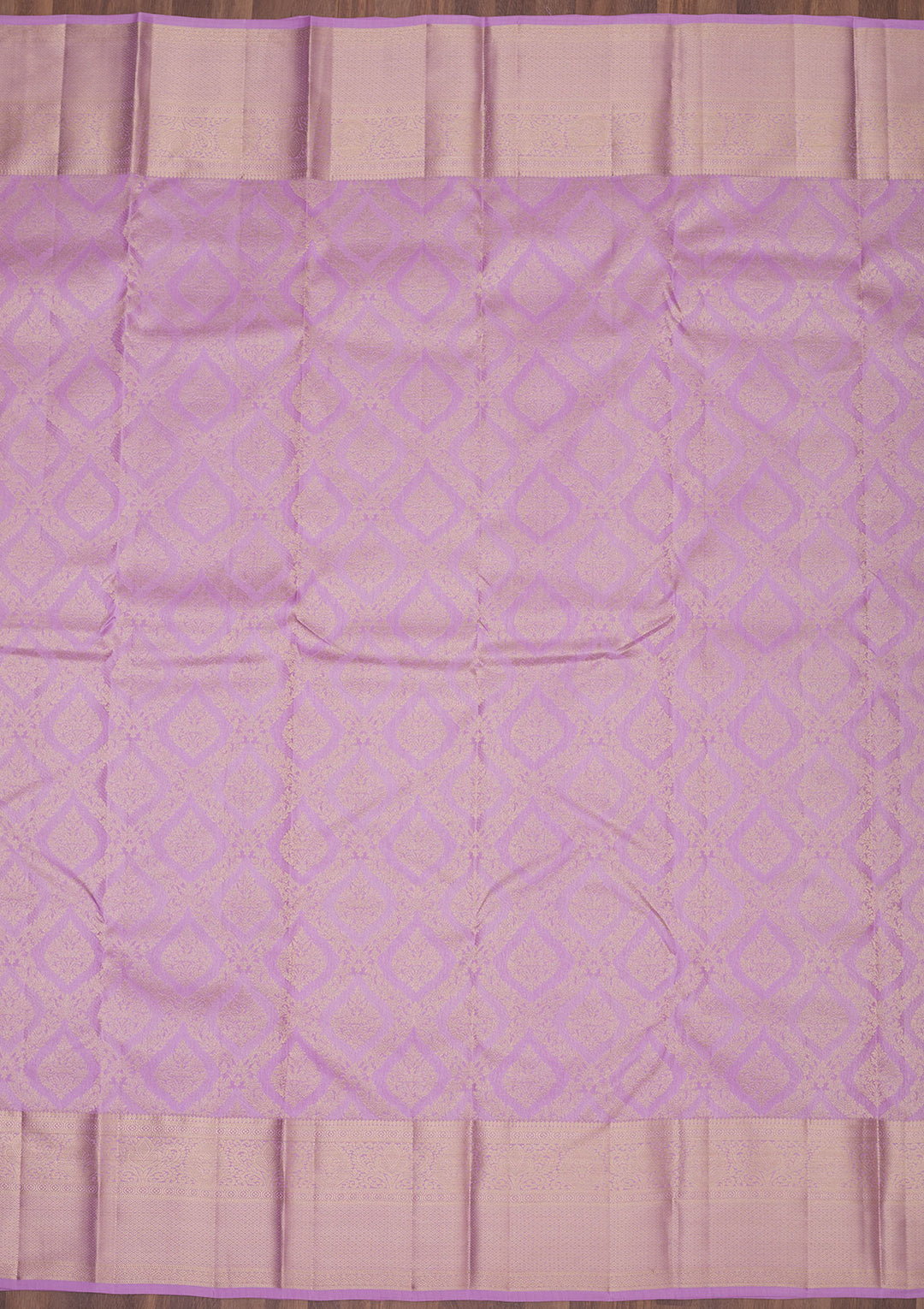 Lavender Zariwork Pure Silk Saree