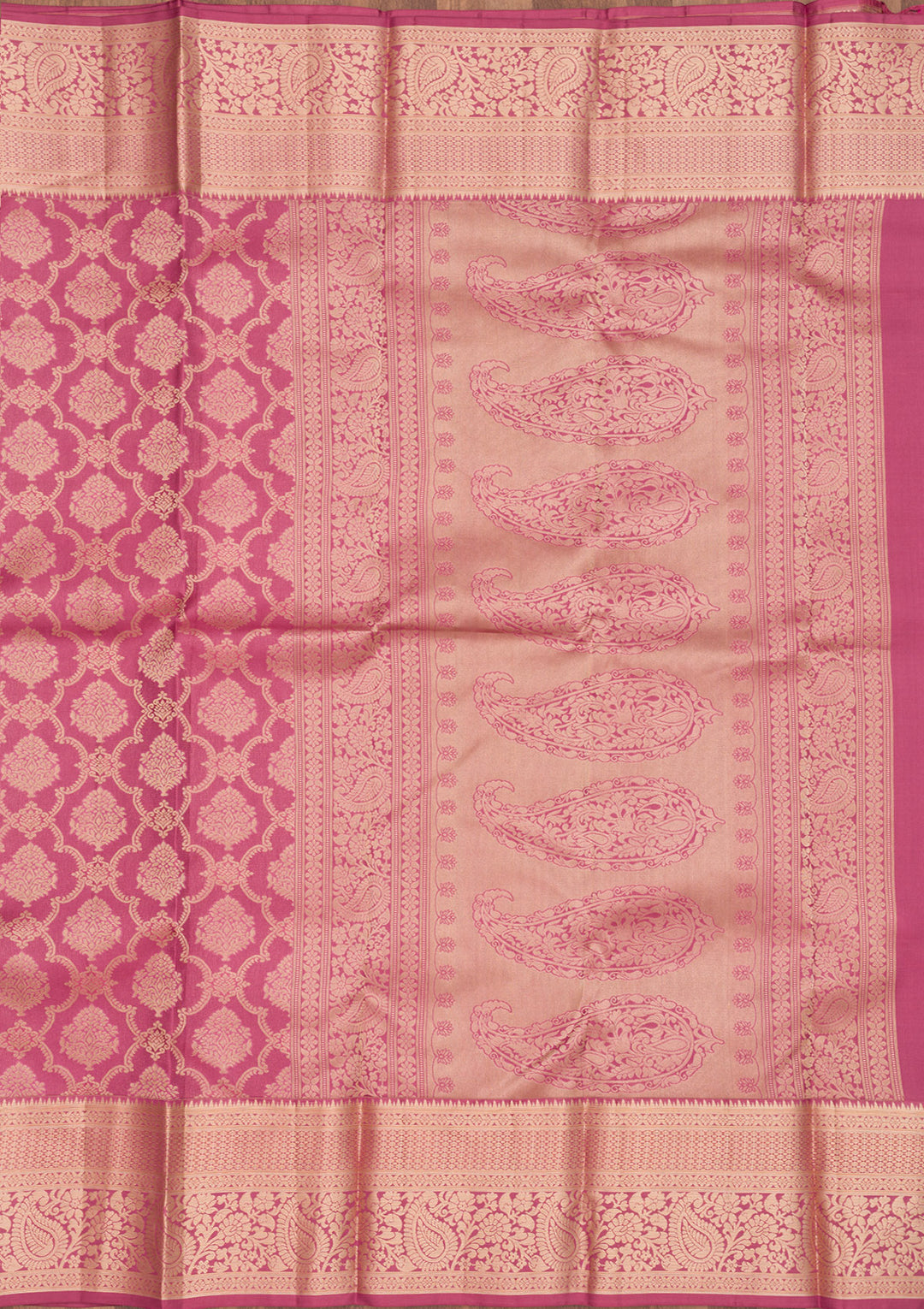 Lavender Zariwork Pure Silk Saree