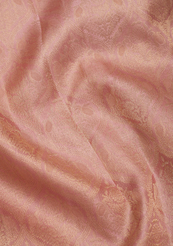 Lavender Zariwork Pure Silk Saree