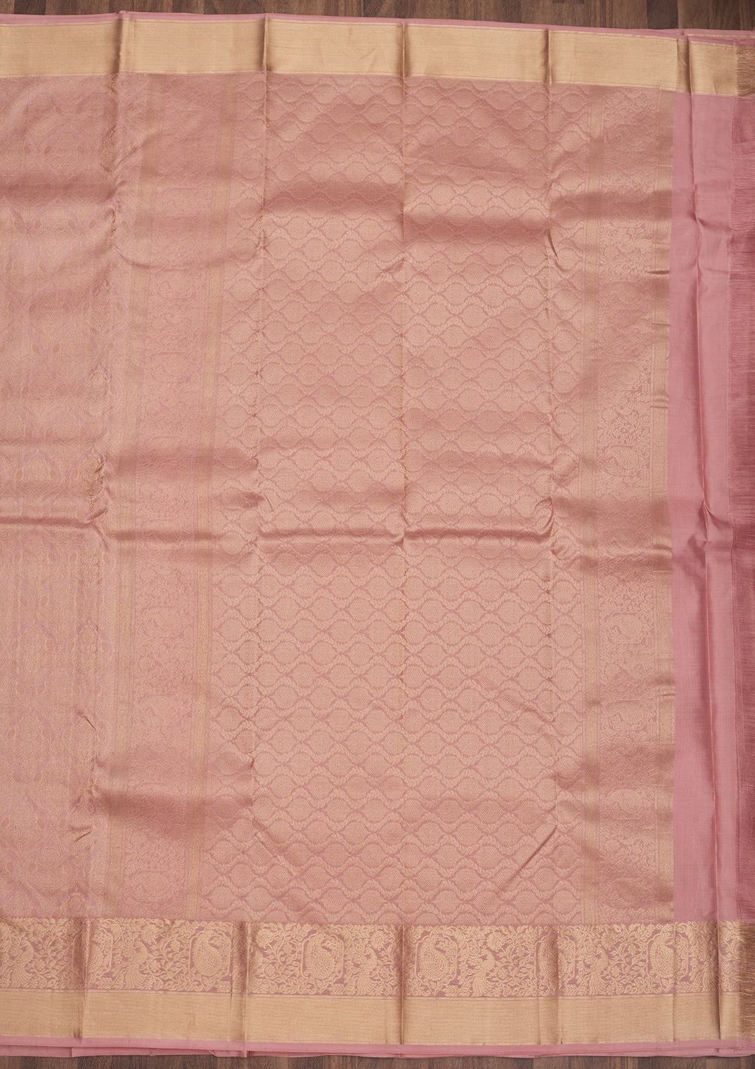 Lavender Zariwork Pure Silk Saree