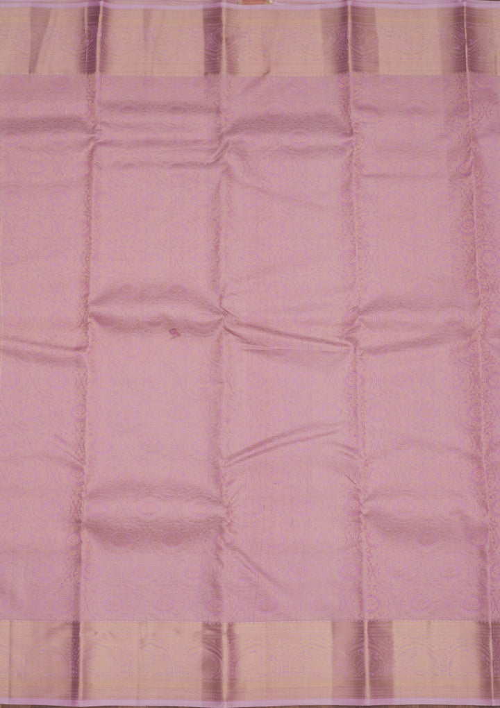 Lavender Zariwork Pure Silk Saree