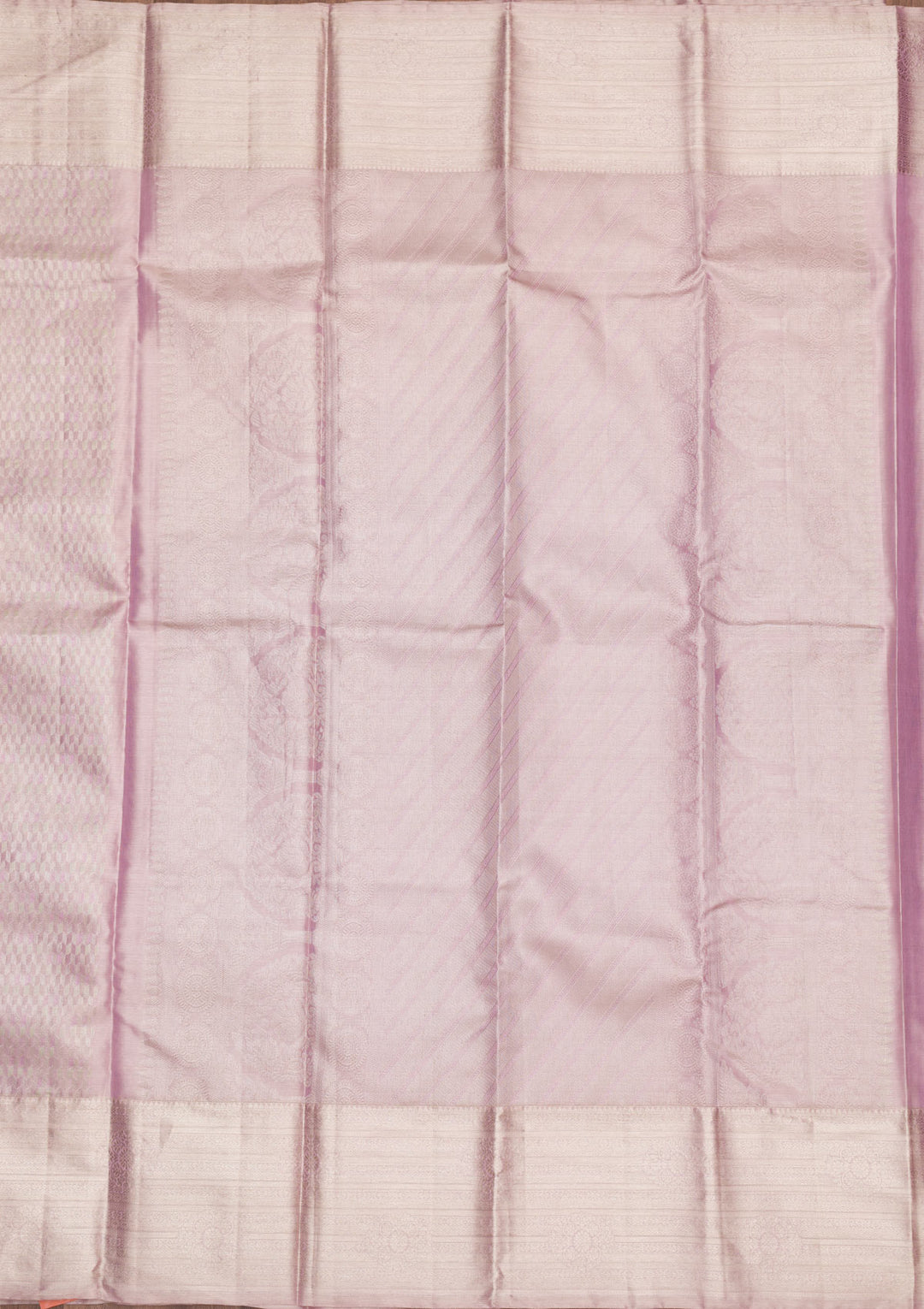 Lavender Zariwork Pure Silk Saree