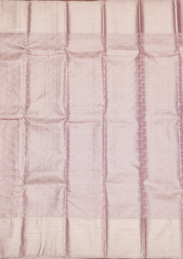 Lavender Zariwork Pure Silk Saree