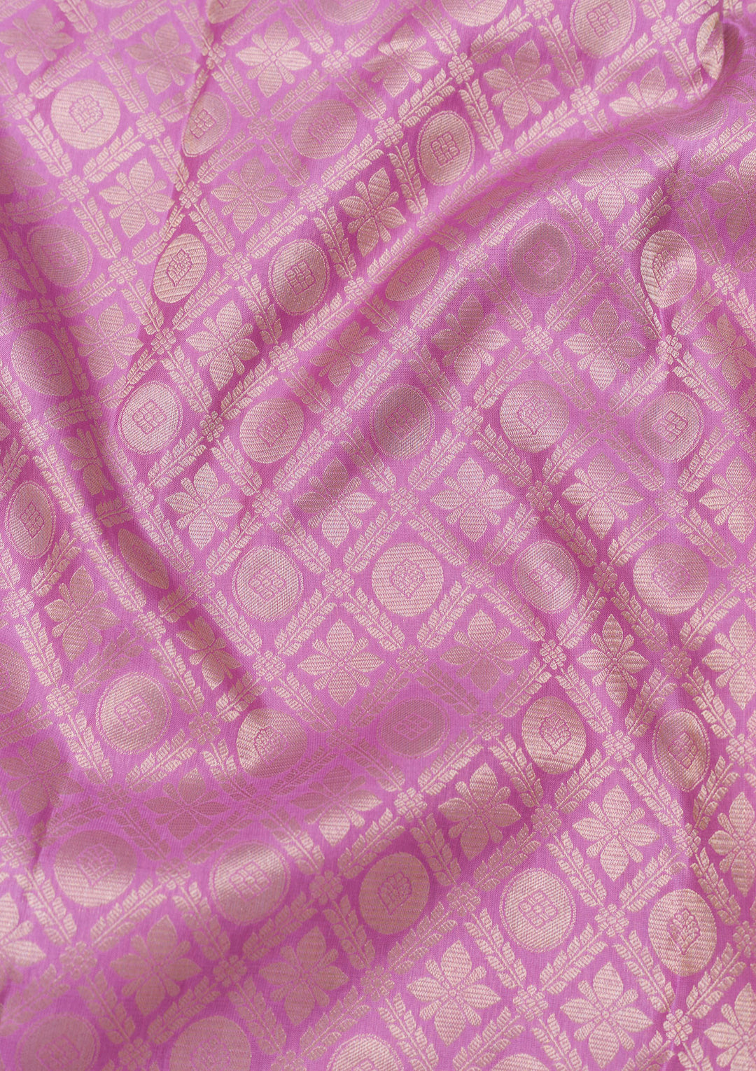 Lavender Zariwork Kanjivaram Pure Silk Saree