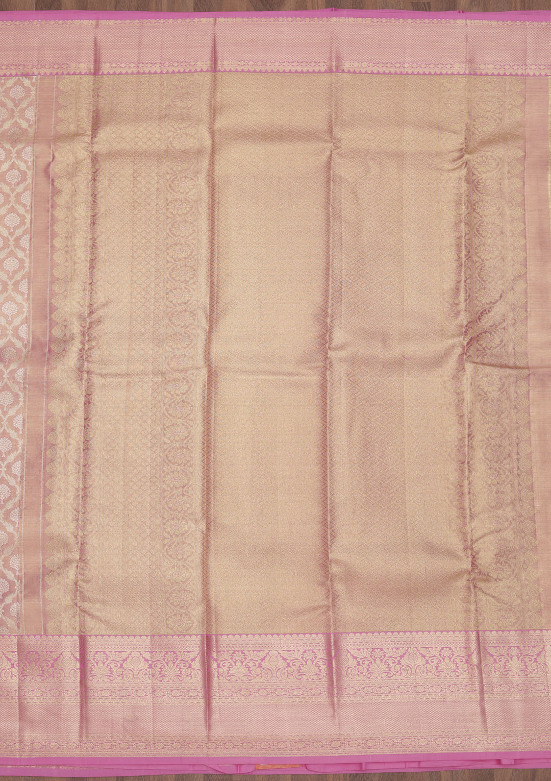 Lavender Zariwork Kanjivaram Pure Silk Saree