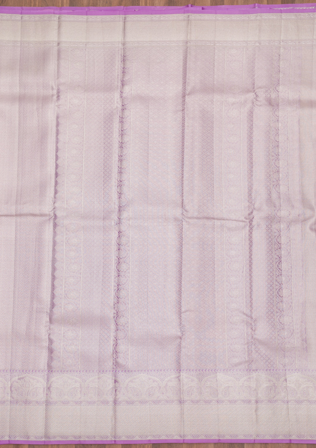 Lavender Zariwork Pure Silk Saree