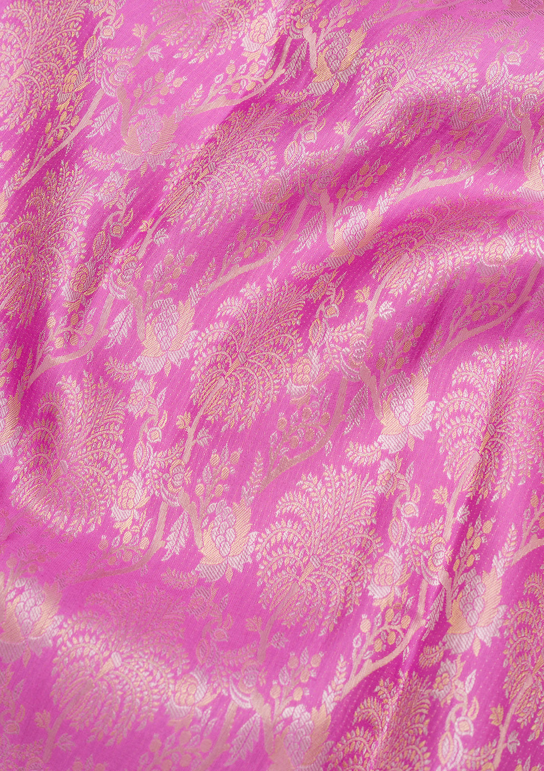 Lavender Zariwork Pure Silk Saree