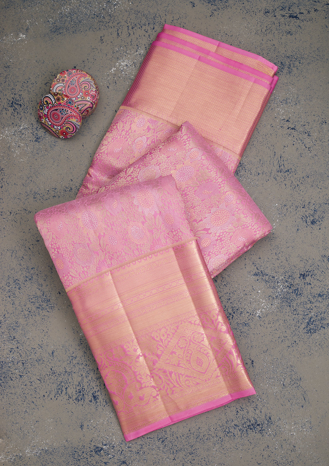 Lavender Zariwork Kanjivaram Pure Silk Saree