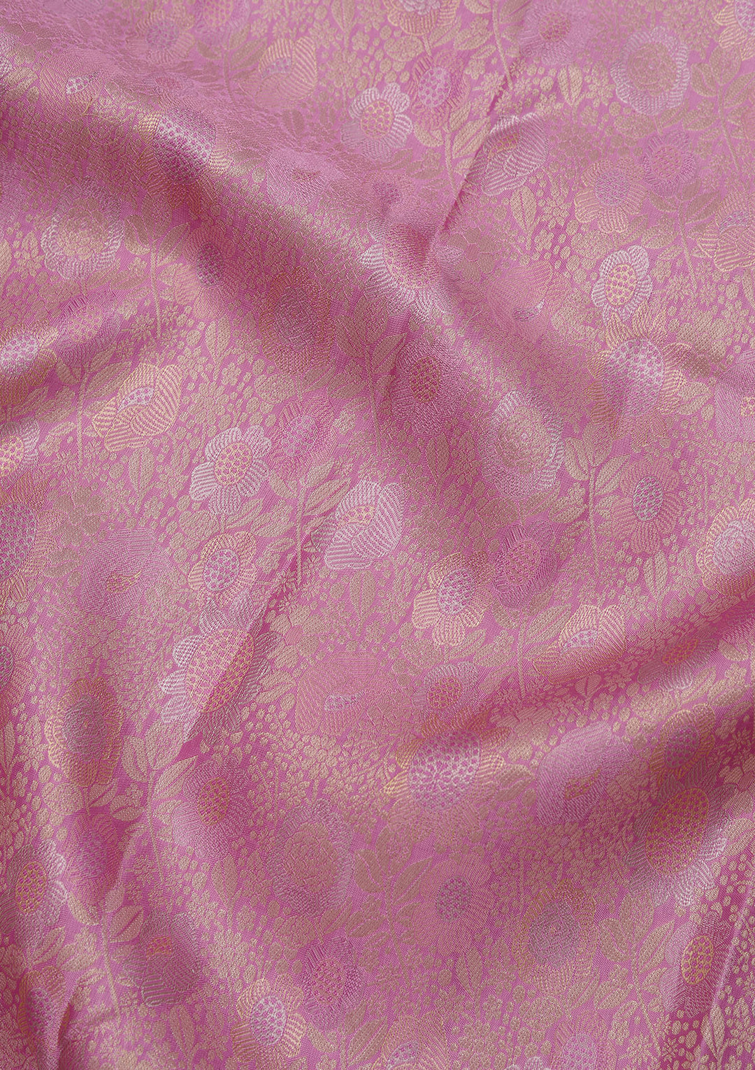 Lavender Zariwork Kanjivaram Pure Silk Saree