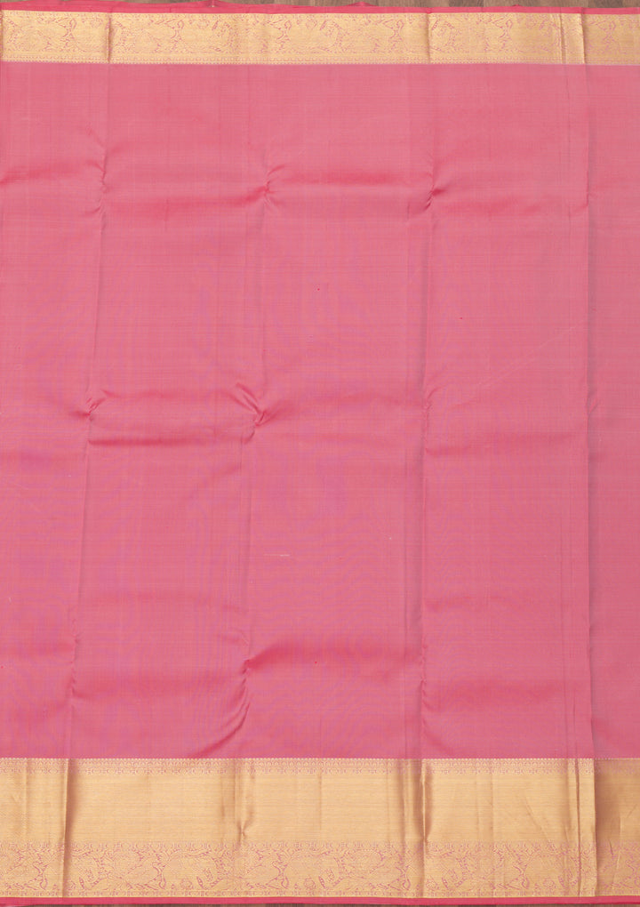 Lavender Zariwork Kanjivaram Pure Silk Saree