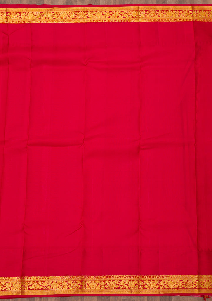 Lavender Zariwork Kanjivaram Pure Silk Saree