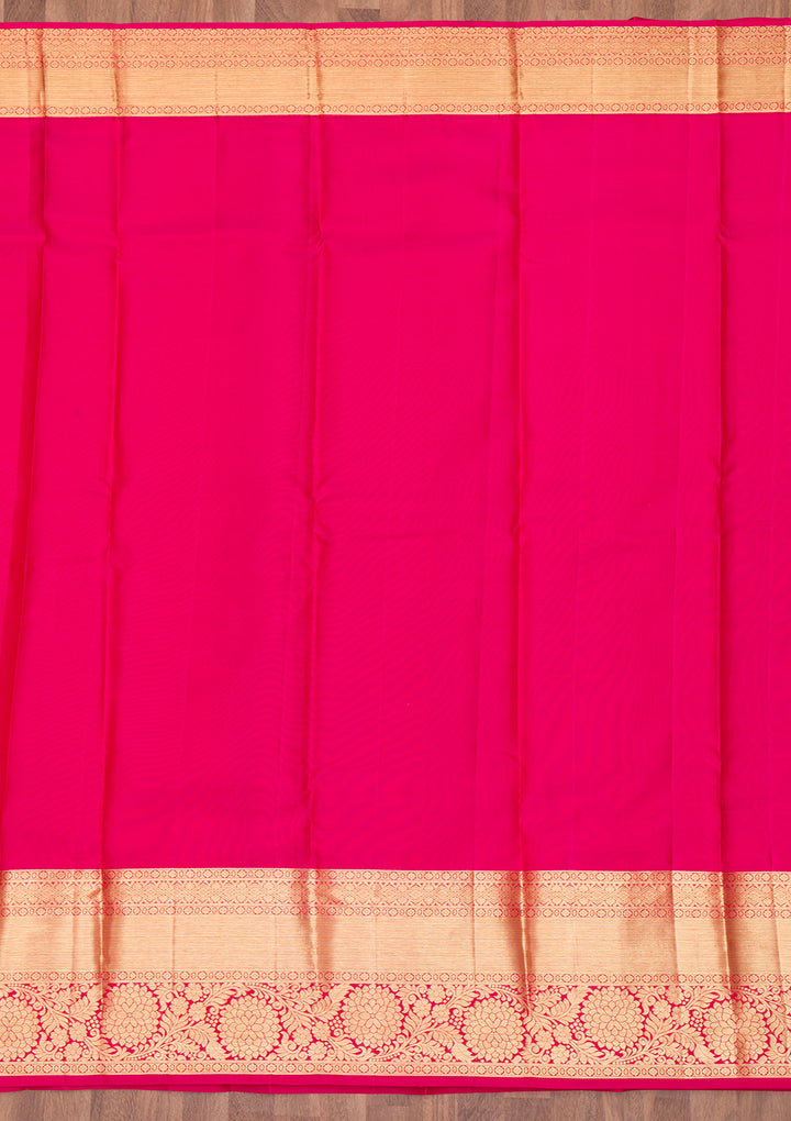 Lavender Zariwork Kanjivaram Pure Silk Saree