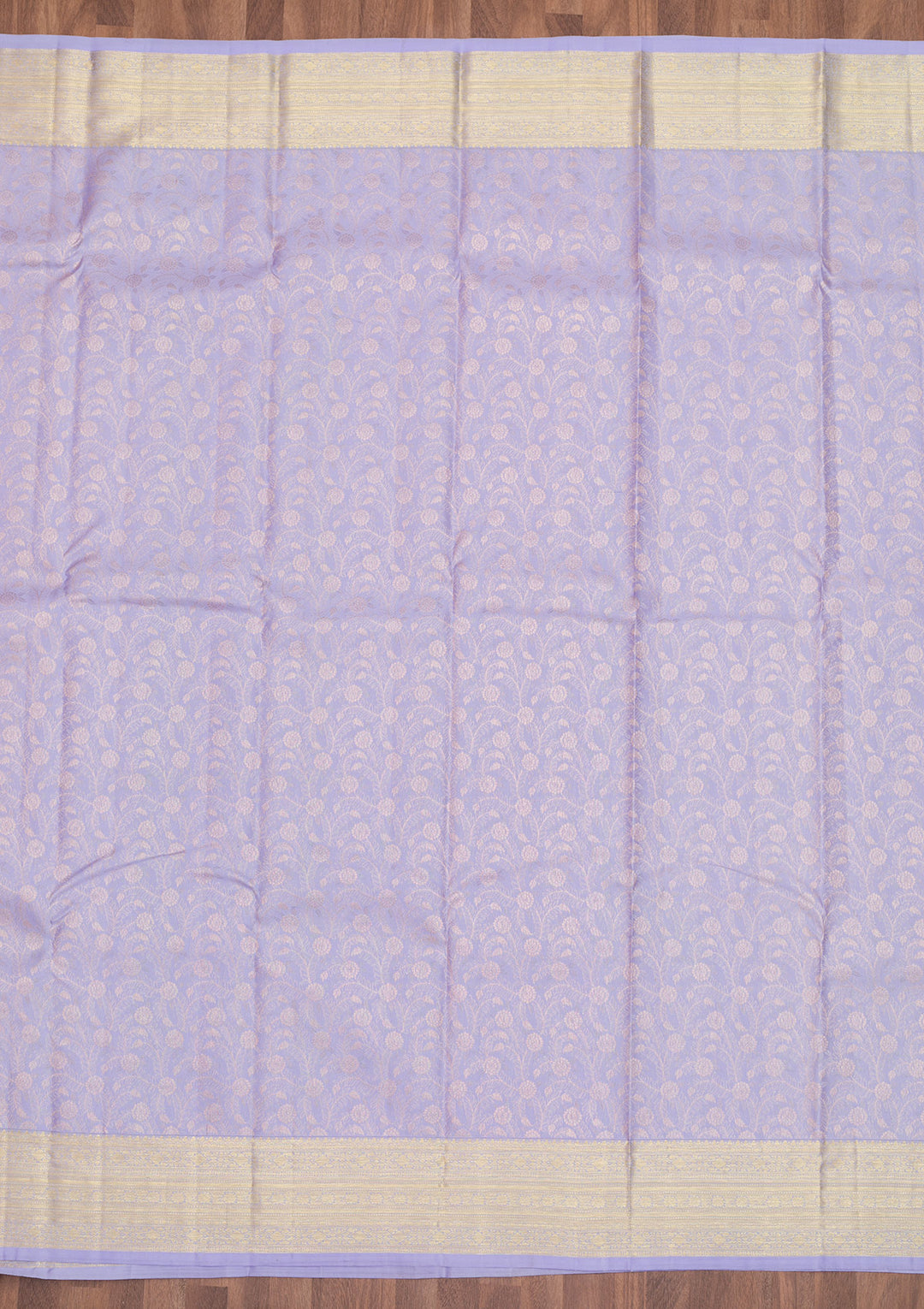 Lavender Zariwork Pure Silk Saree