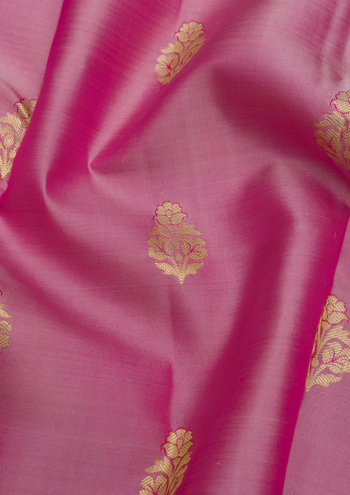 Lavender Zariwork Pure Silk Saree