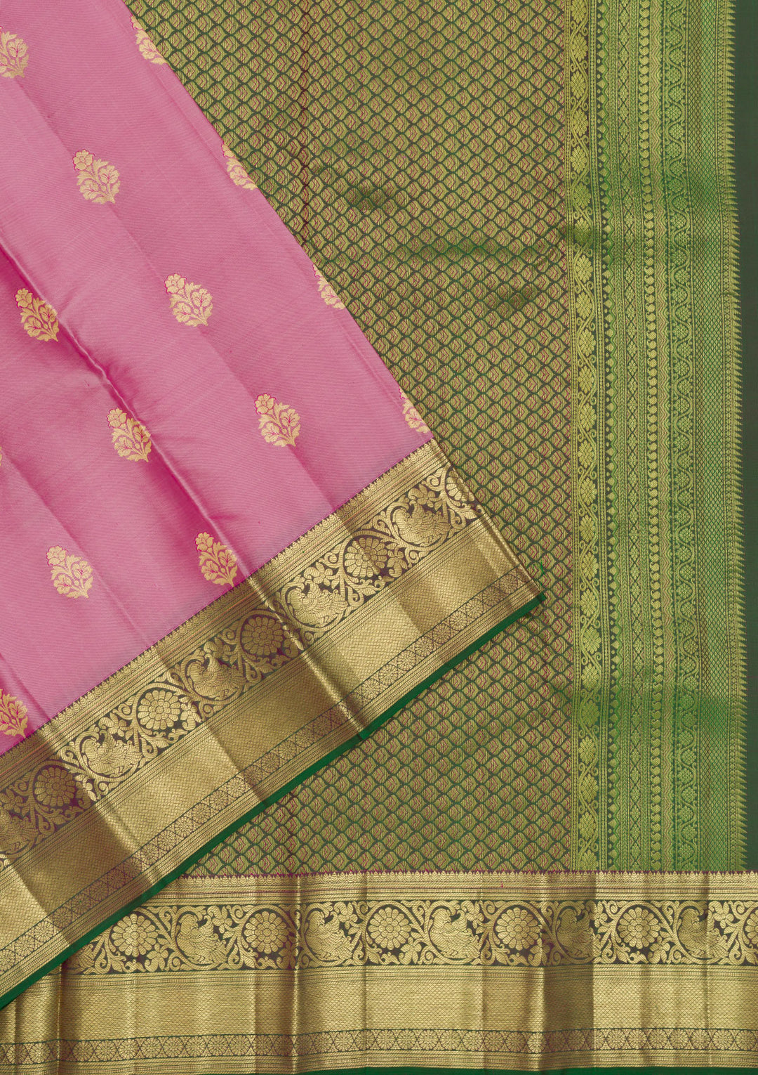 Lavender Zariwork Pure Silk Saree