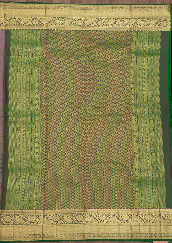 Lavender Zariwork Pure Silk Saree