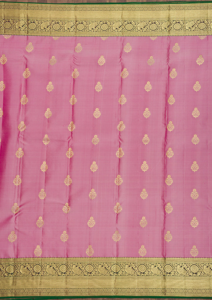 Lavender Zariwork Pure Silk Saree