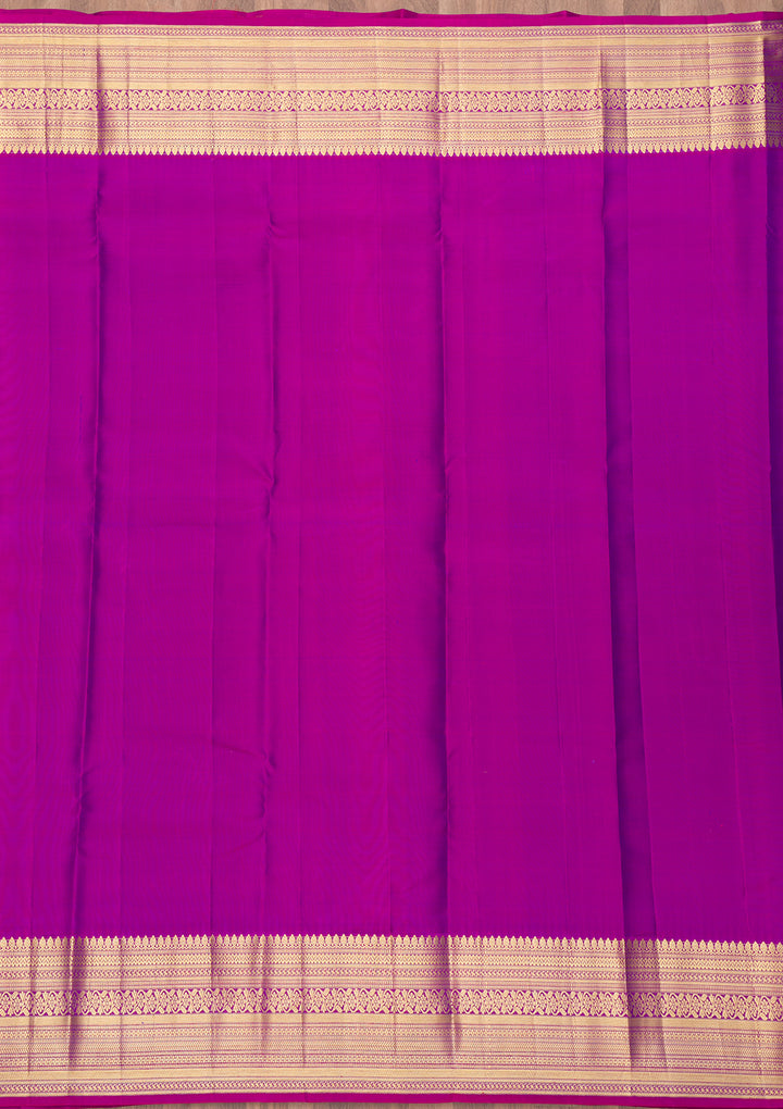 Lavender Zariwork Banarasi Pure Silk Saree
