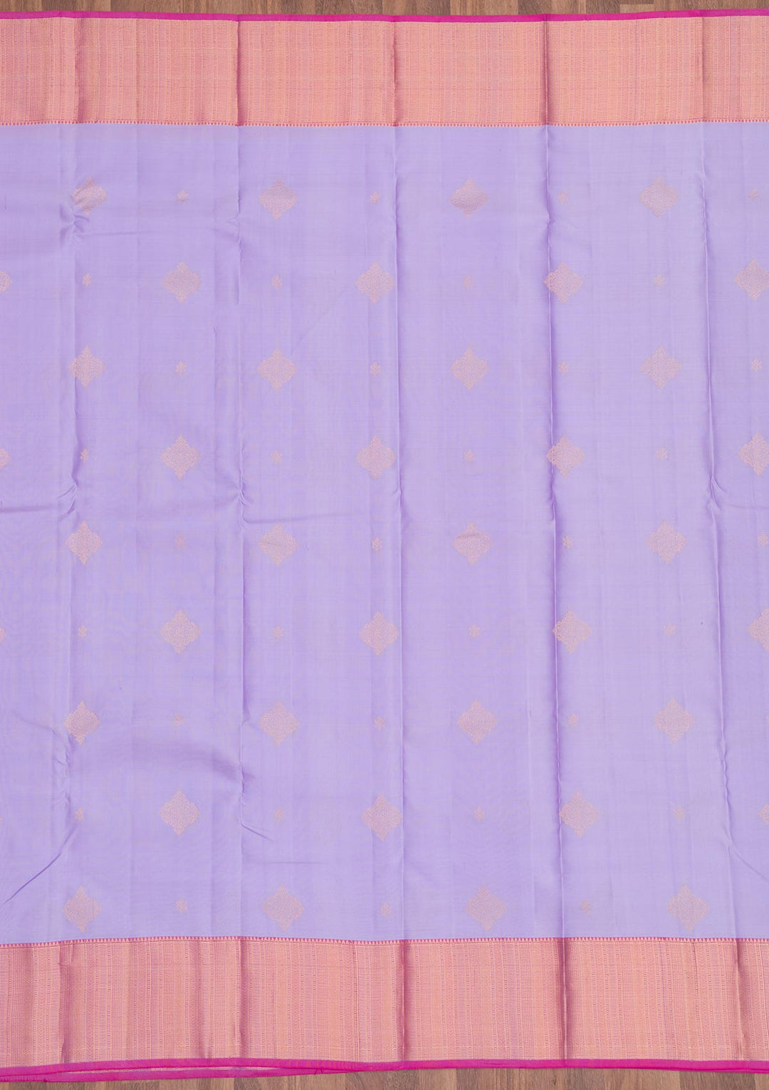 Lavender Zariwork Pure Silk Saree