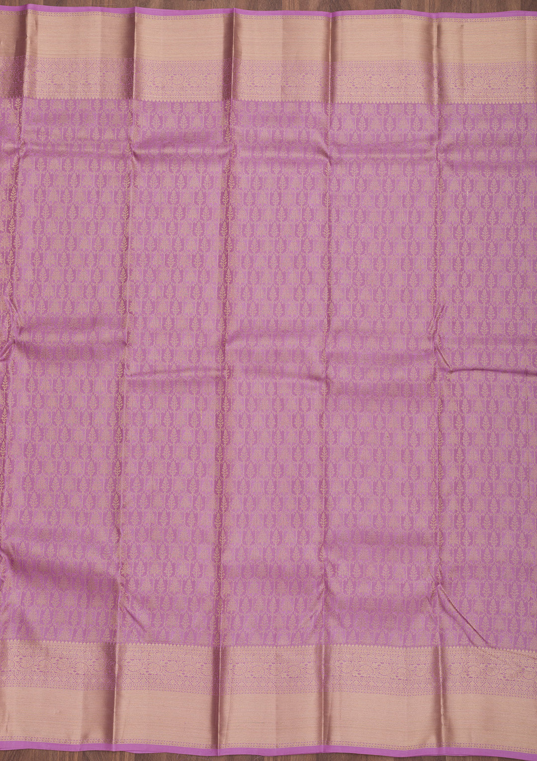 Lavender Zariwork Pure Silk Saree