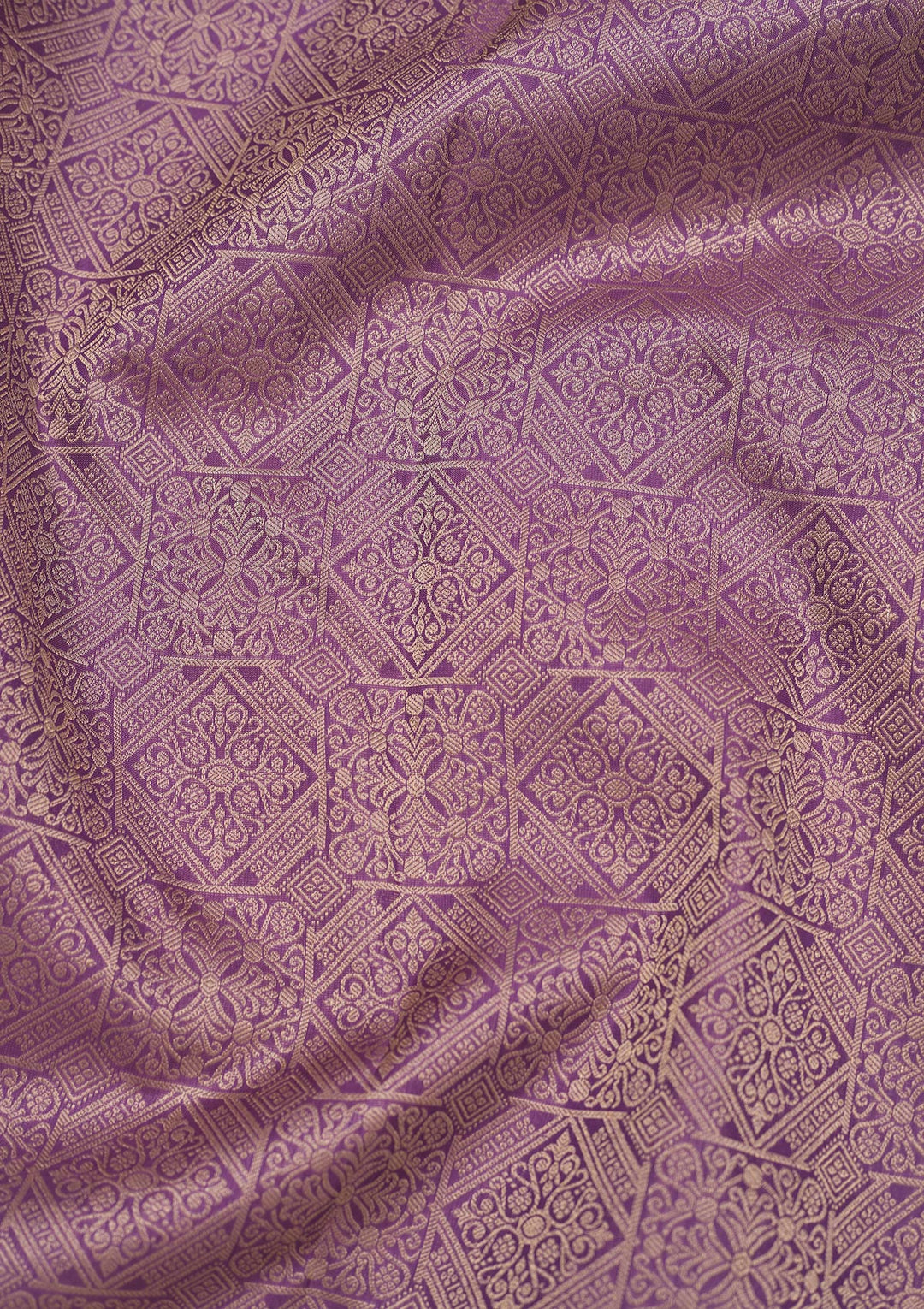 Lavender Zariwork Pure Silk Saree