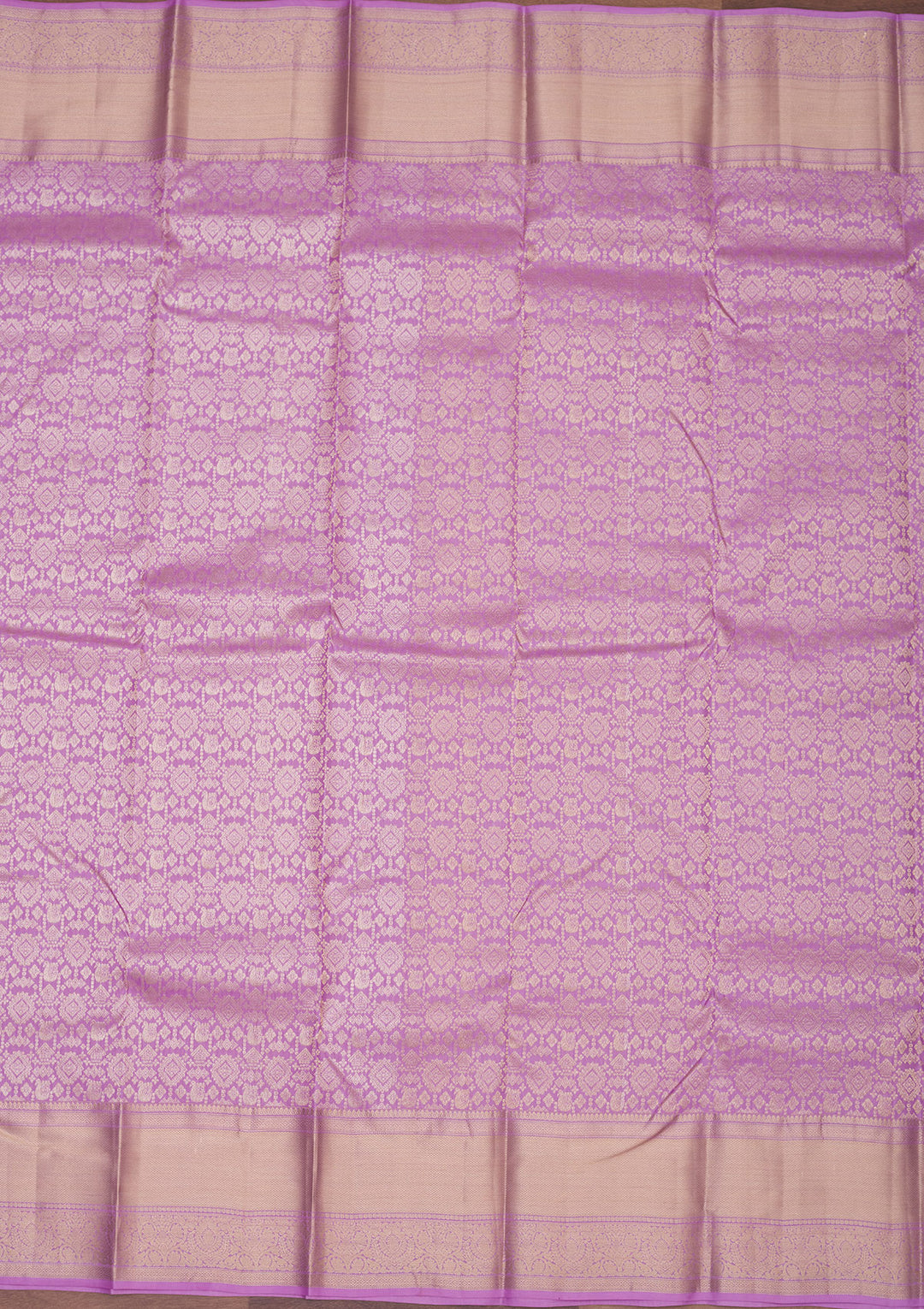 Lavender Zariwork Pure Silk Saree