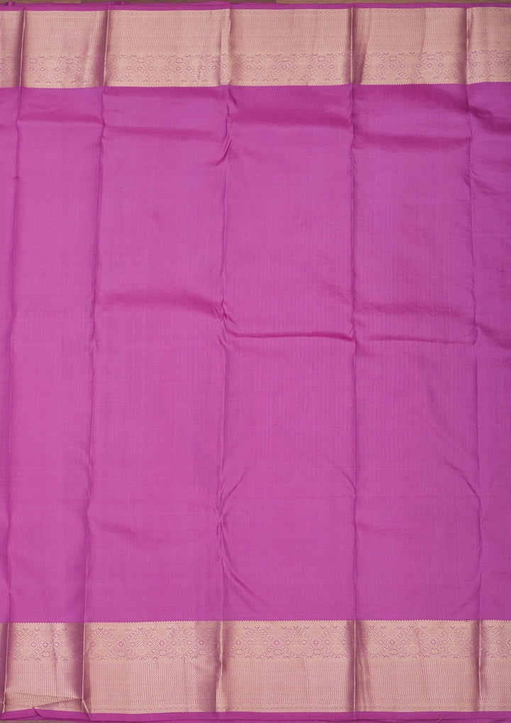 Lavender Zariwork Pure Silk Saree