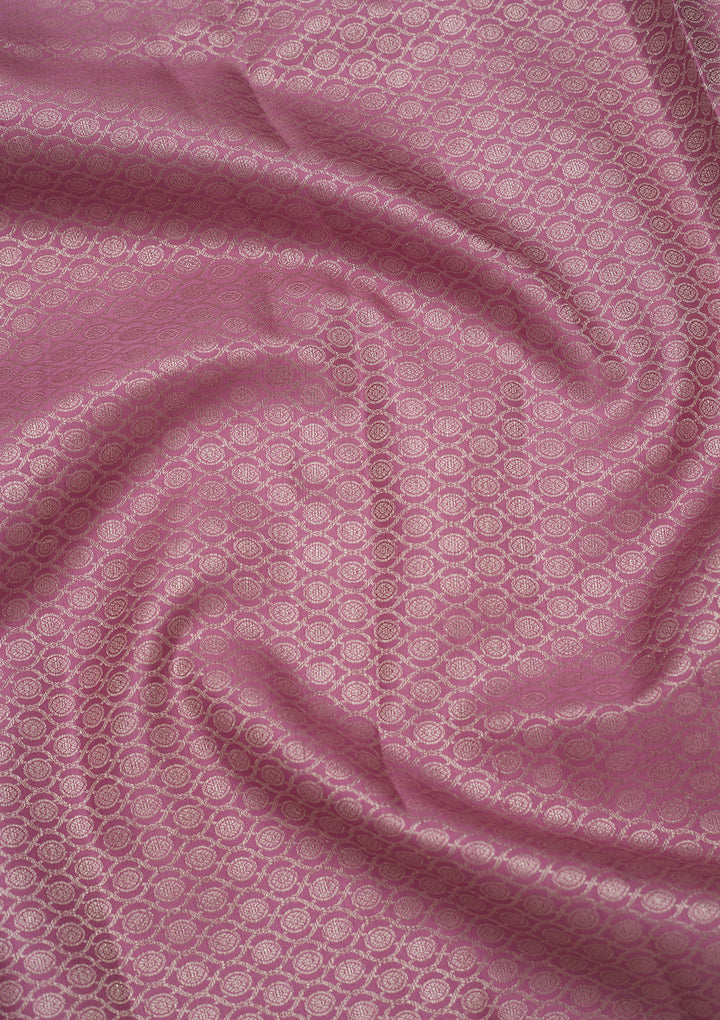 Lavender Zariwork Pure Silk Saree