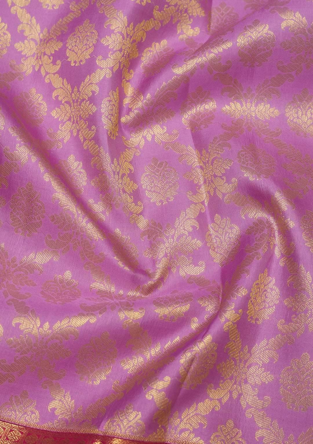 Lavender Zariwork Pure Silk Saree