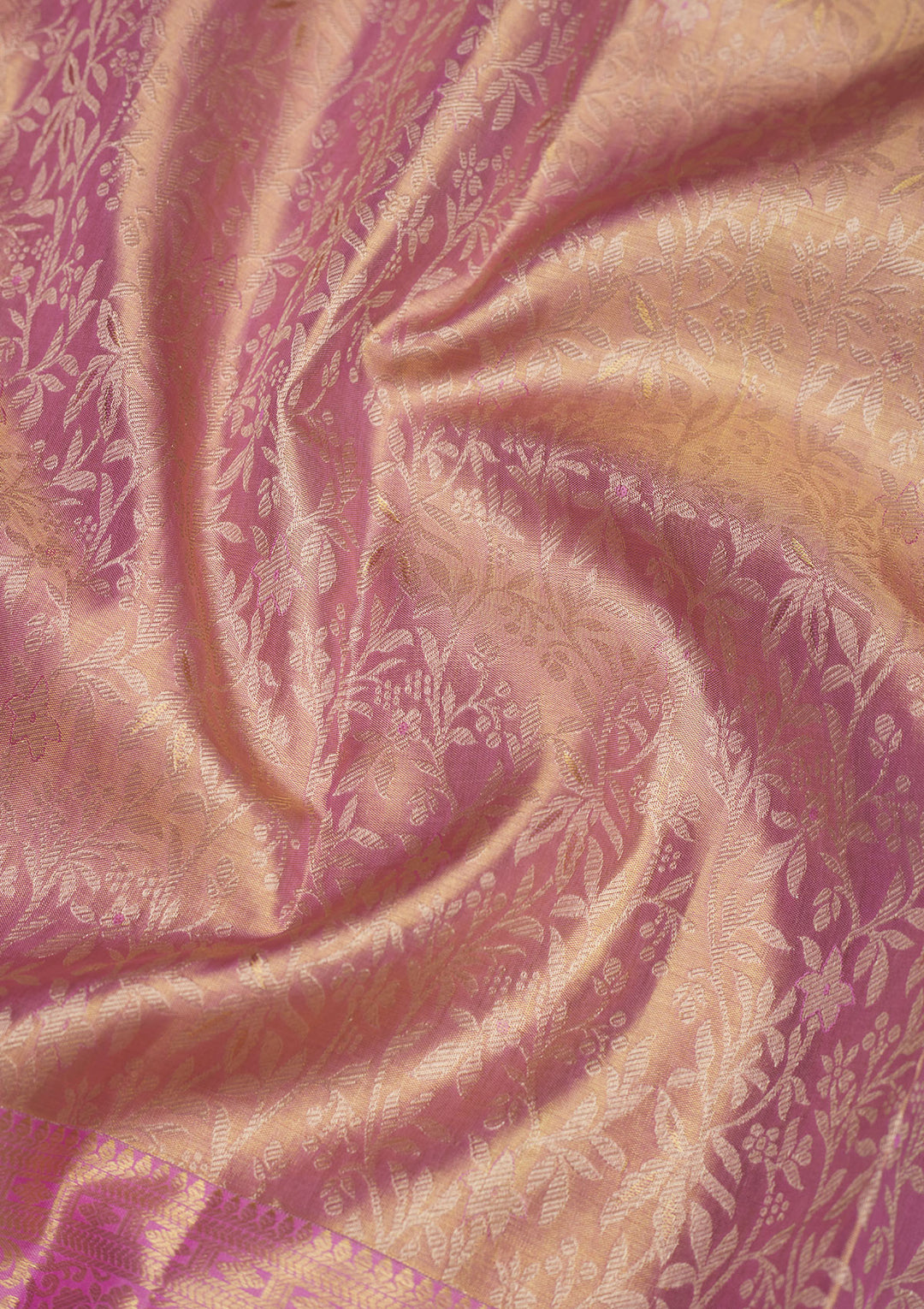 Lavender Zariwork Pure Silk Saree