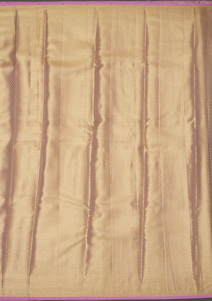 Lavender Zariwork Pure Silk Saree