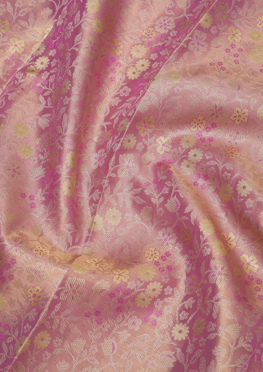 Lavender Zariwork Pure Silk Saree