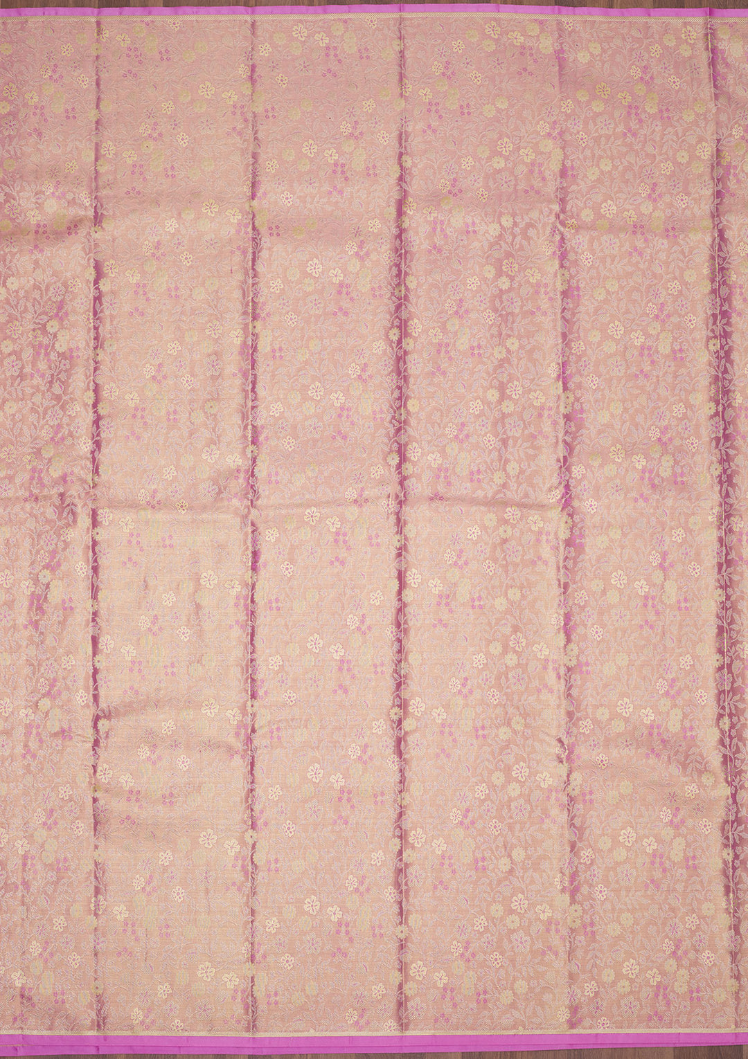 Lavender Zariwork Pure Silk Saree