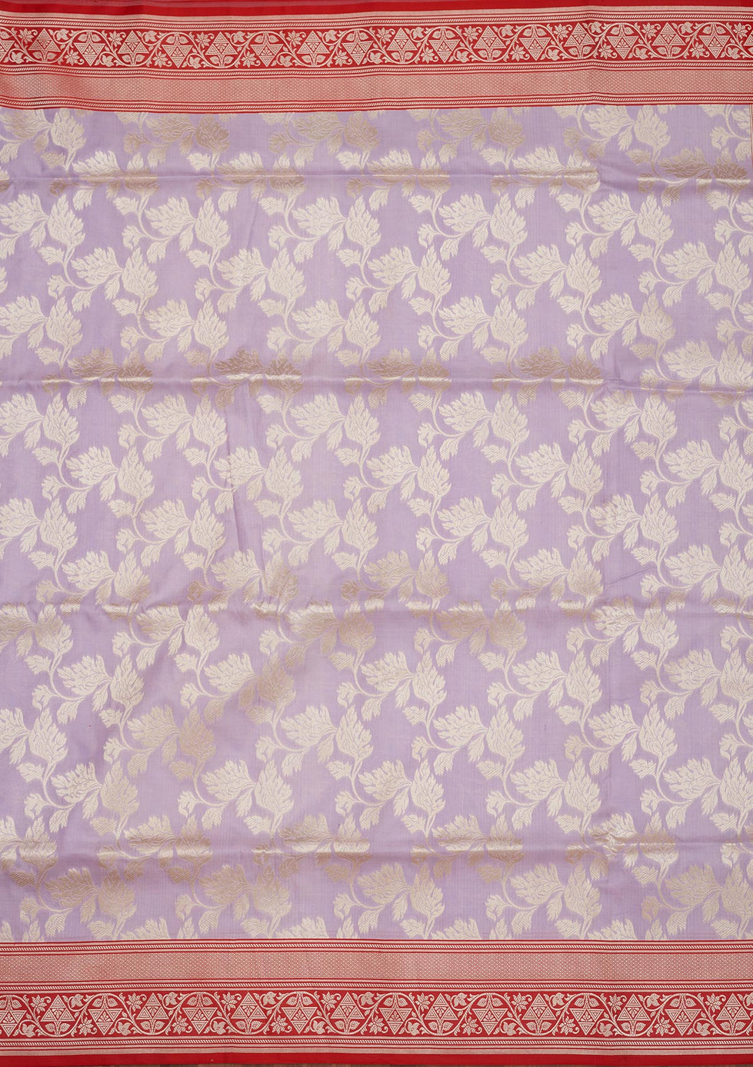 Lavender Zariwork Pure Silk Saree